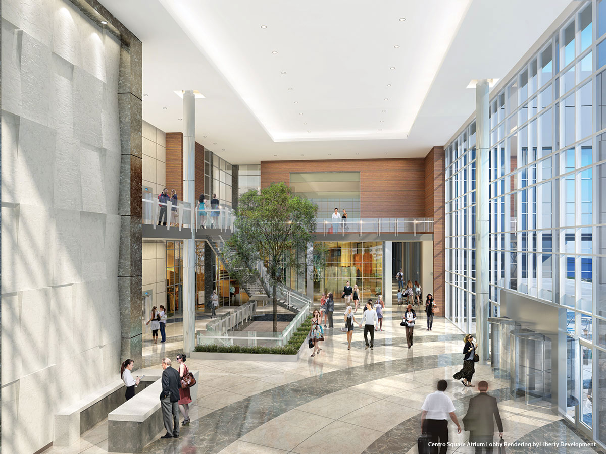 Centro Square Atrium Lobby
