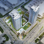 Centro Square South West Aerial View