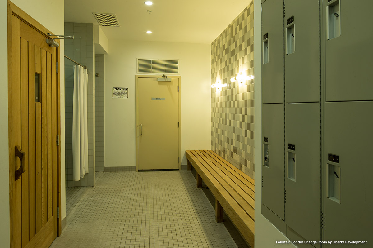 Fountain Condos Change Room