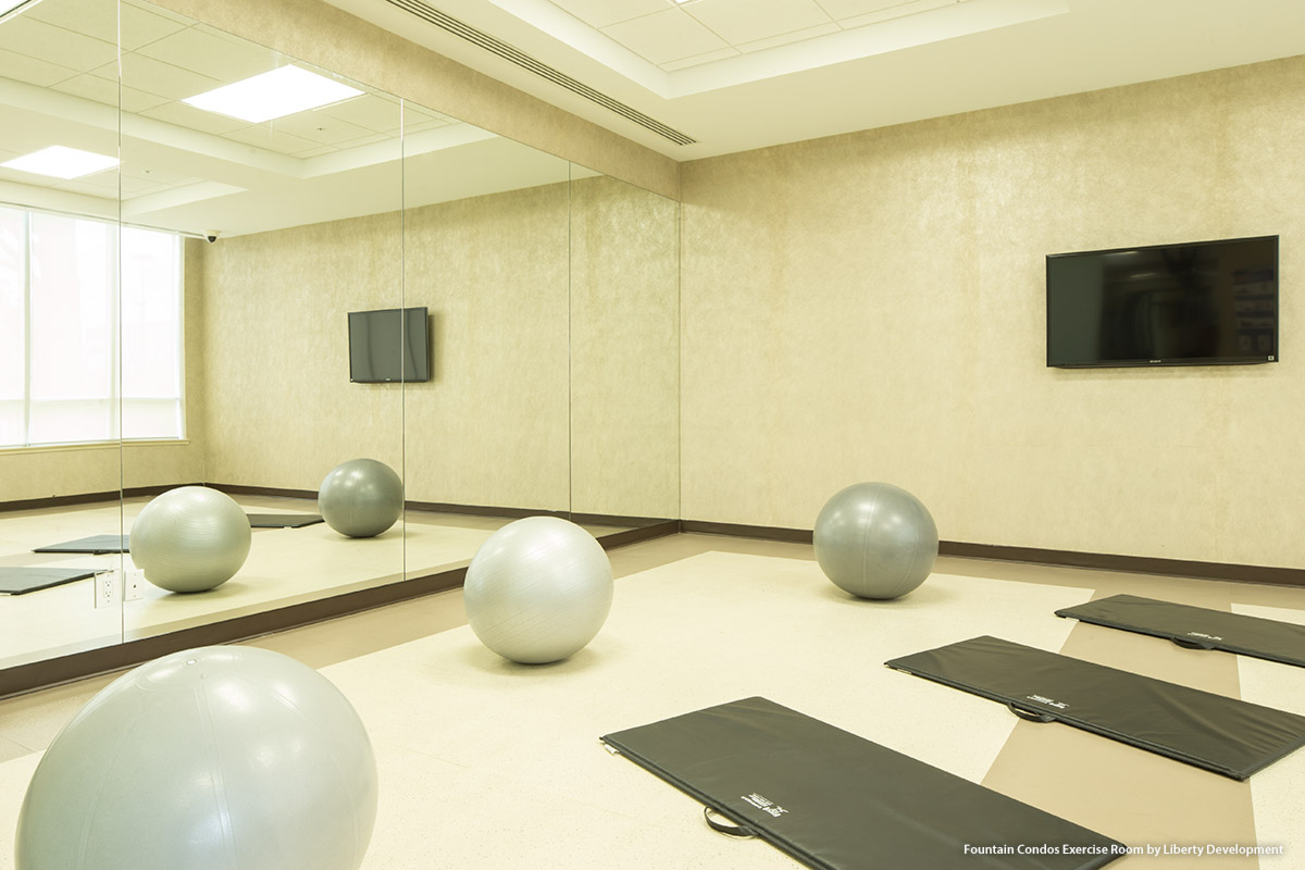 Fountain Condos Exercise Room