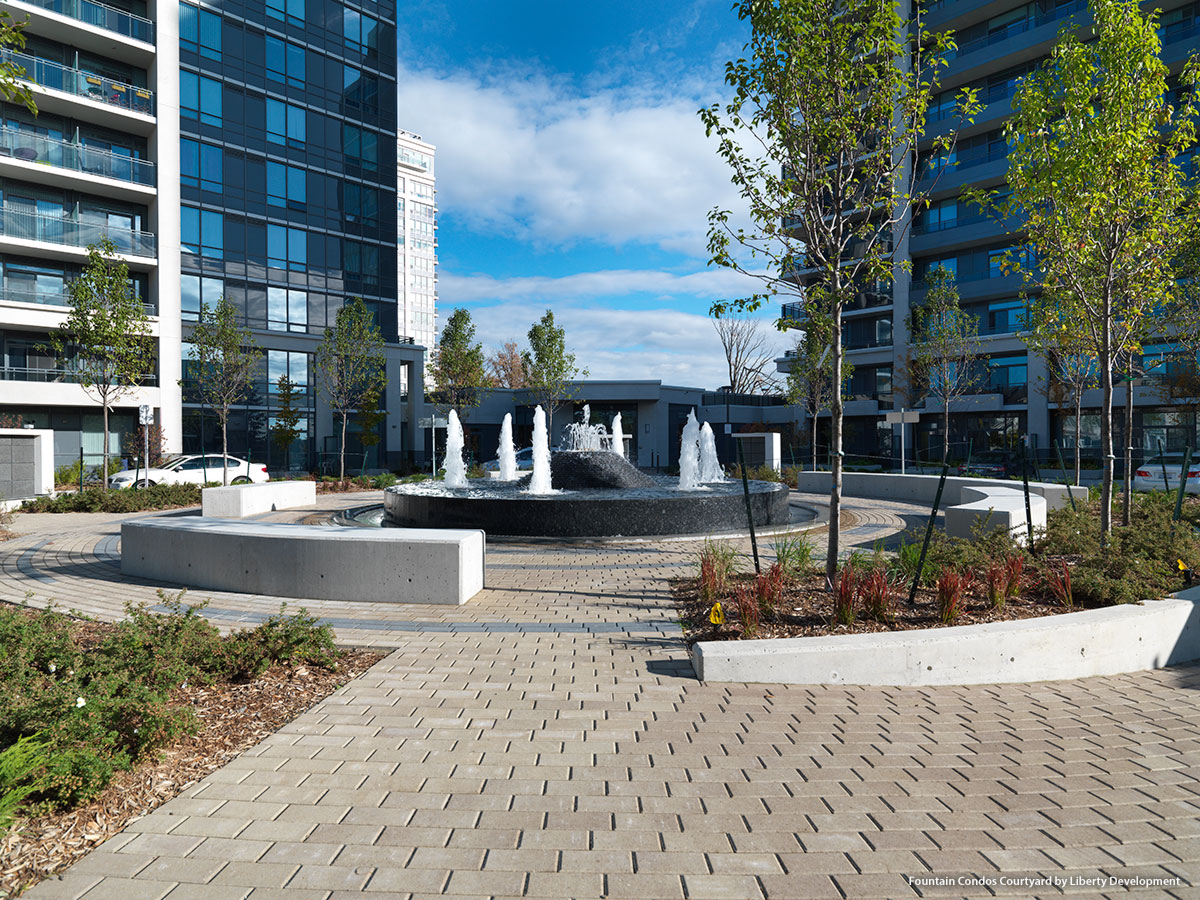 Fountain Condos Courtyard