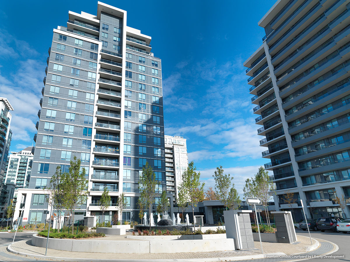 Fountain Condos Courtyard