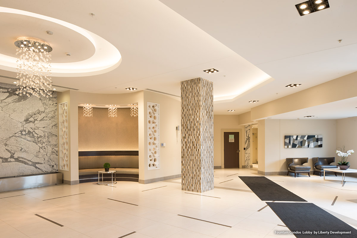 Fountain Condos Lobby