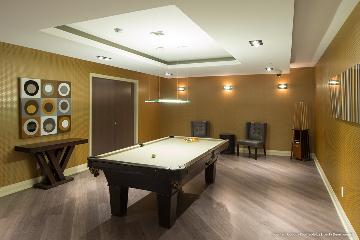 Fountain Condos Pool Table