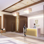 The Village Residences Lobby Rendering by Liberty Development