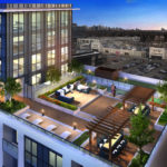 The Village Residences Rooftop Terrace Rendering by Liberty Development