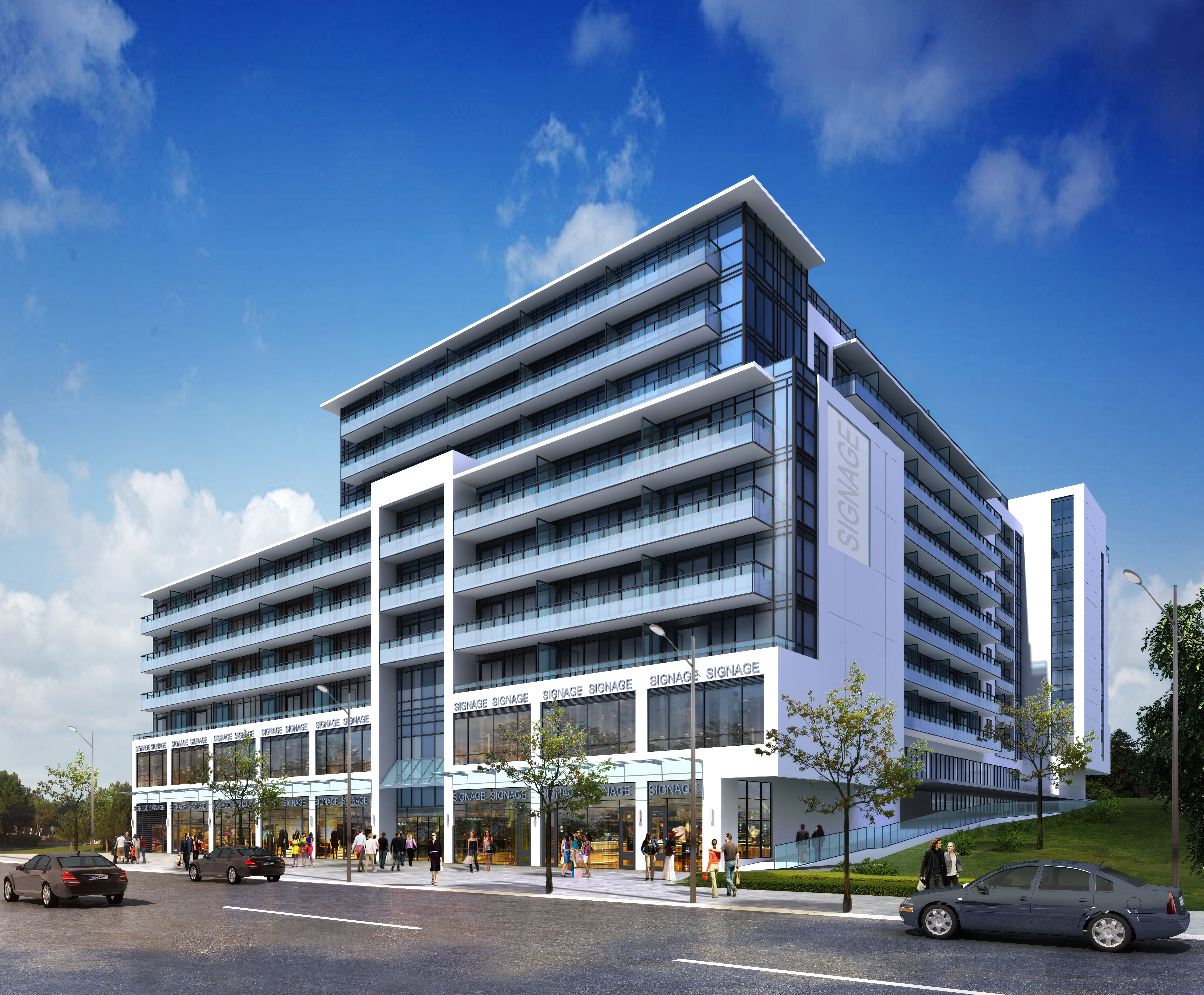 The Village Residences South Exterior Rendering by Liberty Development