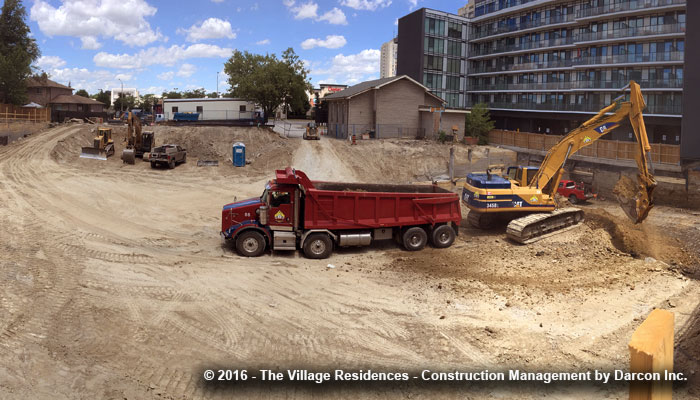 The Village Residences construction