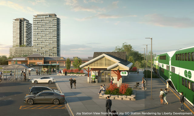 Joy Station - View from Mount Joy GO Station by Liberty Development
